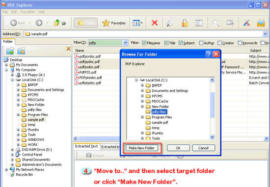 a-pdf explorer organize move